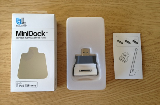 MiniDock iPhone BlueLounge 4 MiniDock: Un original soporte de carga para iPhone