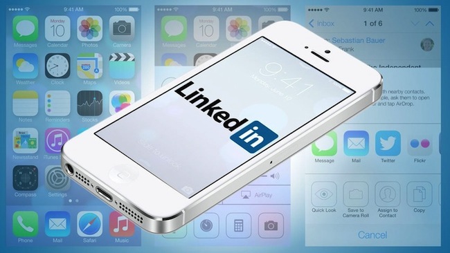 Linkedin iOS 7