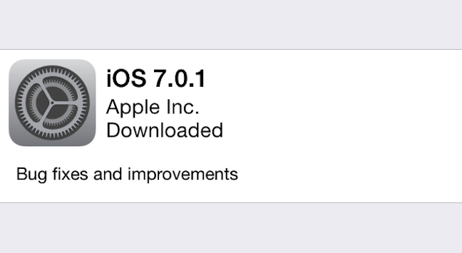 iOS 7.0.1