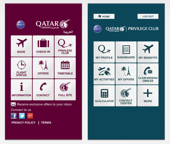Qatar Airways iPhone App (1)