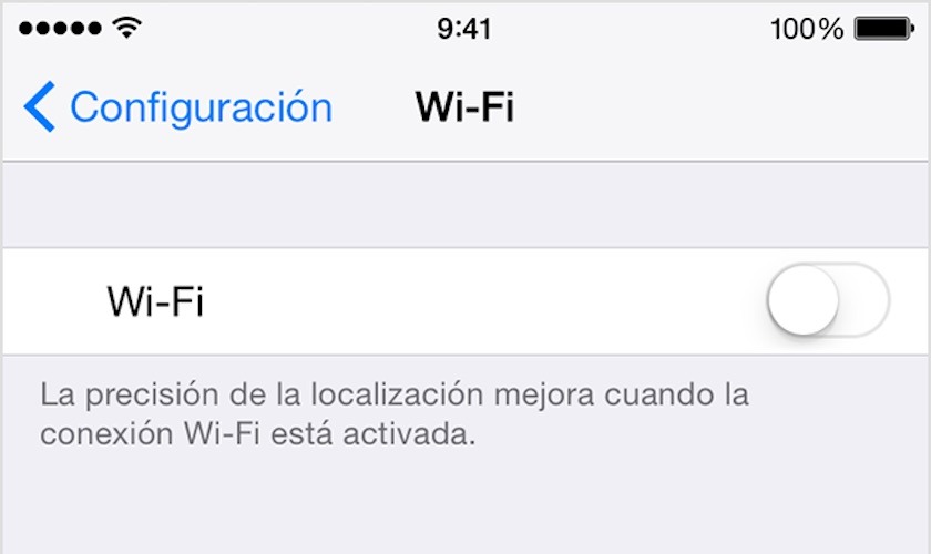 Problema Wi-Fi Gris o Desactivado en el iPhone de Apple