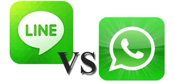 LINE VS WHATSAPP