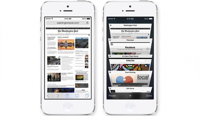 Safari iOS 7