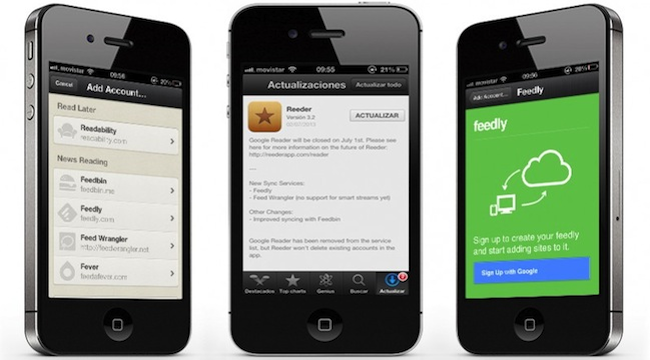 Reeder iPhone