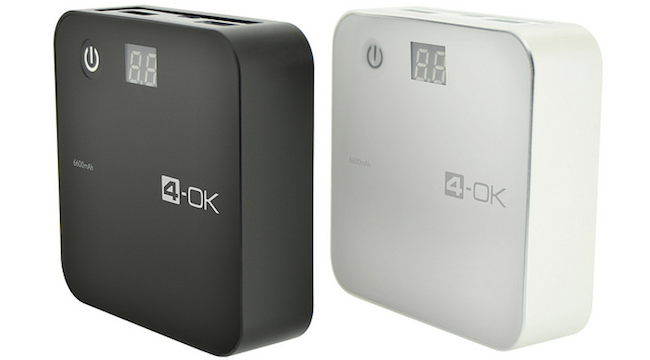 4-OK by Blautel Power Bank 6600 mAh