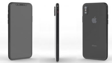 Render del Nuevo iPhone 8 de Apple en Color Negro